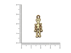 Dije Esmaltado Esqueleto x 5 unidades